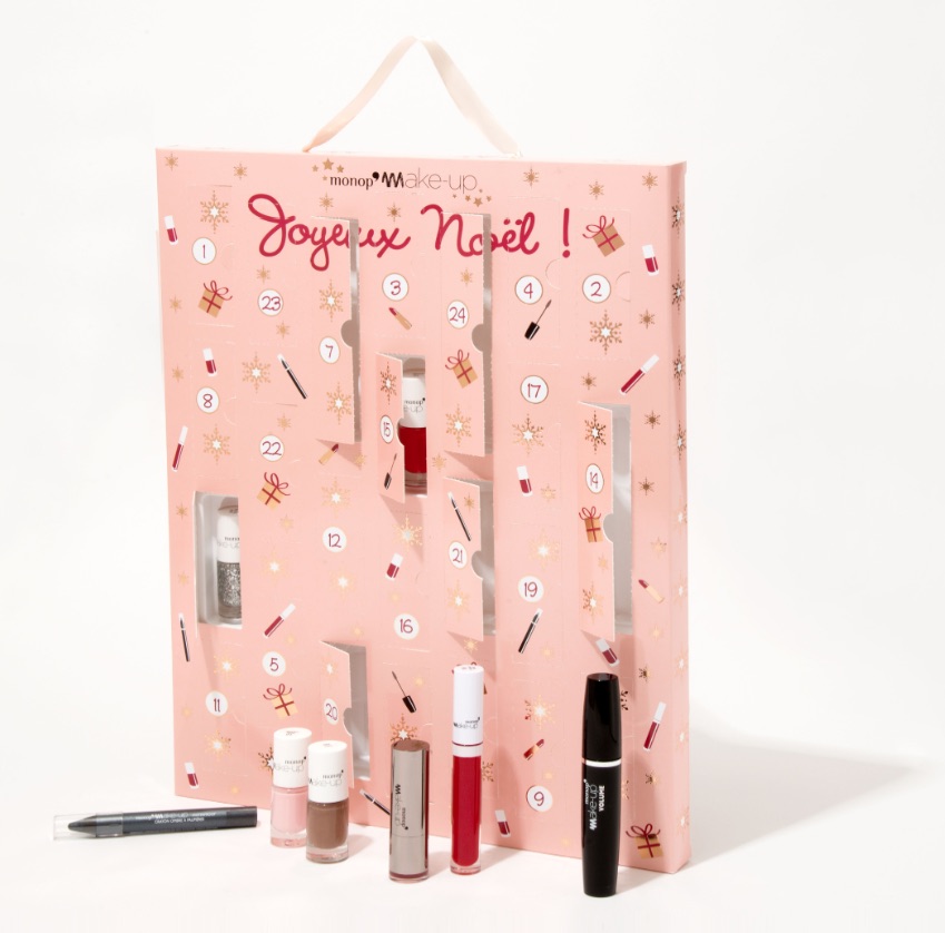 calendrierdelaventbeautenoeladultemonoprixmonopmakeup Voyage en beauté