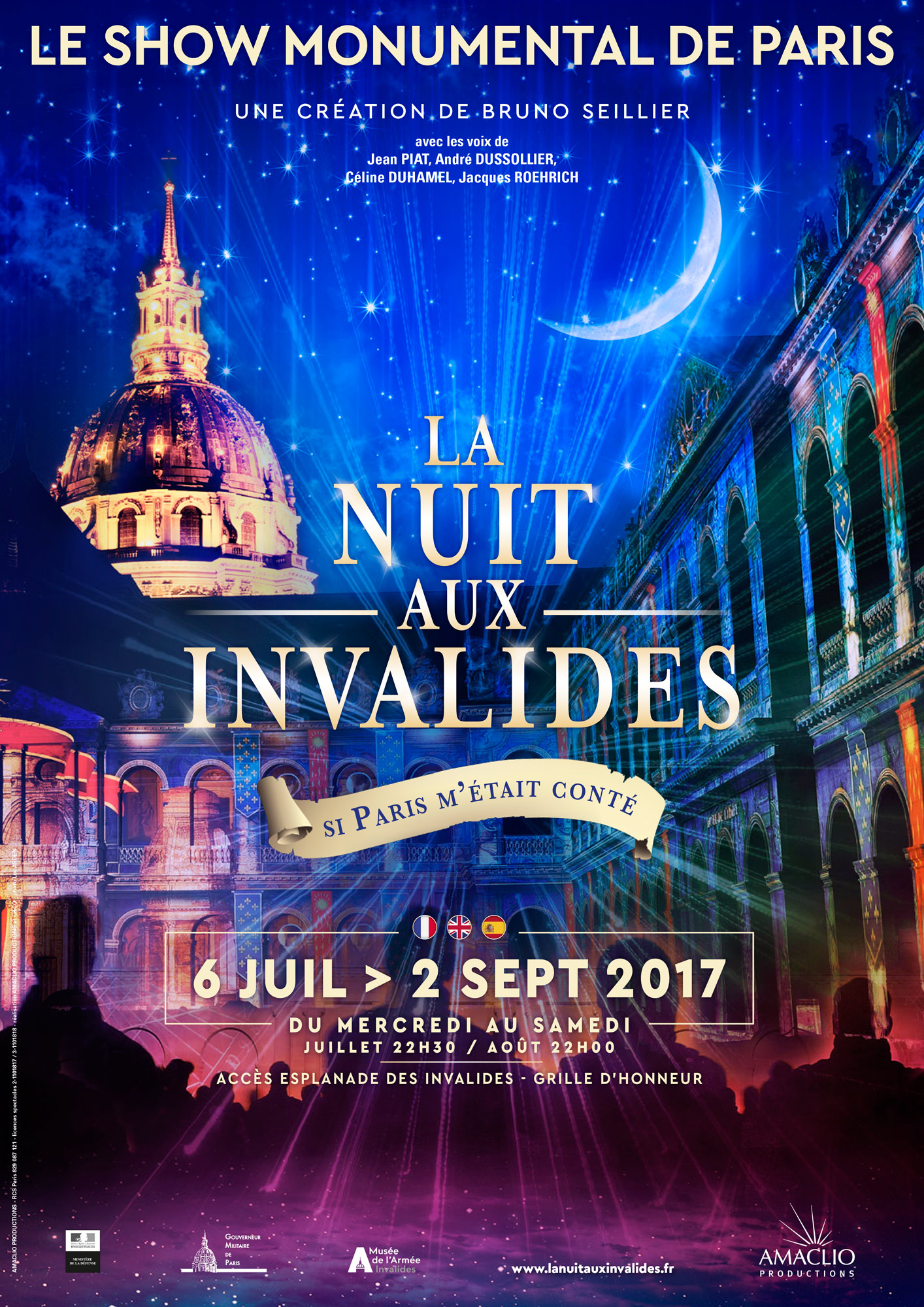 idee sortie spectacle la nuit aux invalides paris