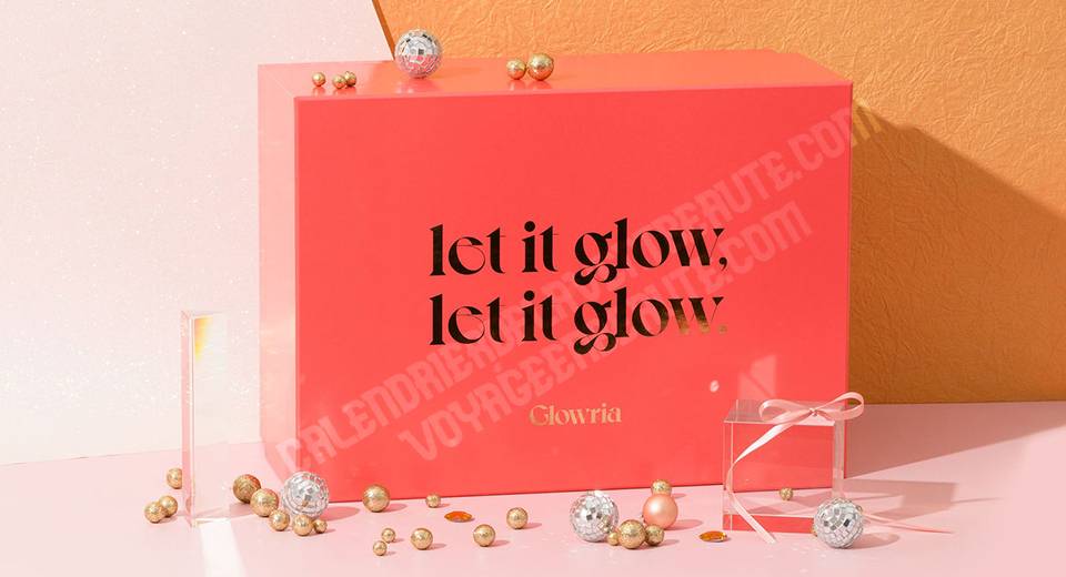 Calendrier de l'Avent Glowria Box 2021 : spoiler, contenu, code promo, unboxing