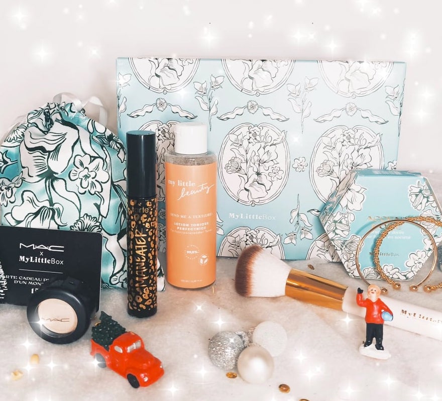 My little box décembre 2021 : 3 produits de beauté (MAC Cosmetics, Tarte etc.) + 3 accessoires + code promo 5€