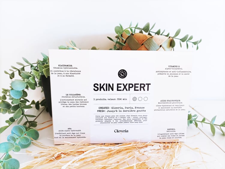 Glowria box janvier 2022 : 6 produits de beauté + code promo 5€