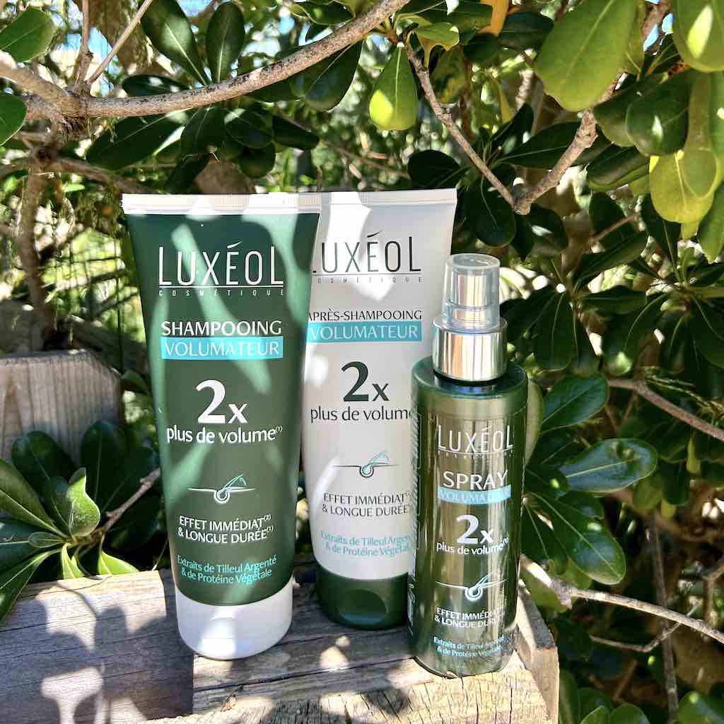 Avis et test du protocole volumateur Luxéol : shampooing, après-shampooing, spray volume pour cheveux fins, mous, plats