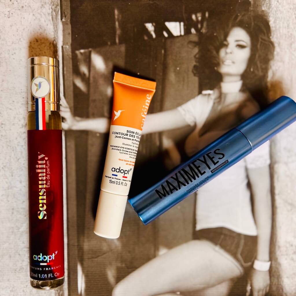 Test et avis des soins pour le visage et du maquillage Adopt Parfums, fabriqué en France, petit prix, bons plans, code promo